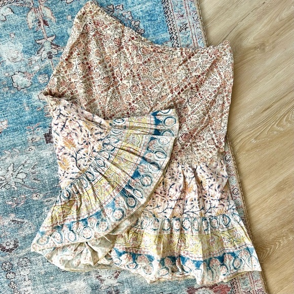 Y2K low rise floral skirt | Vintage Lucky Brand size S - Picture 2 of 5